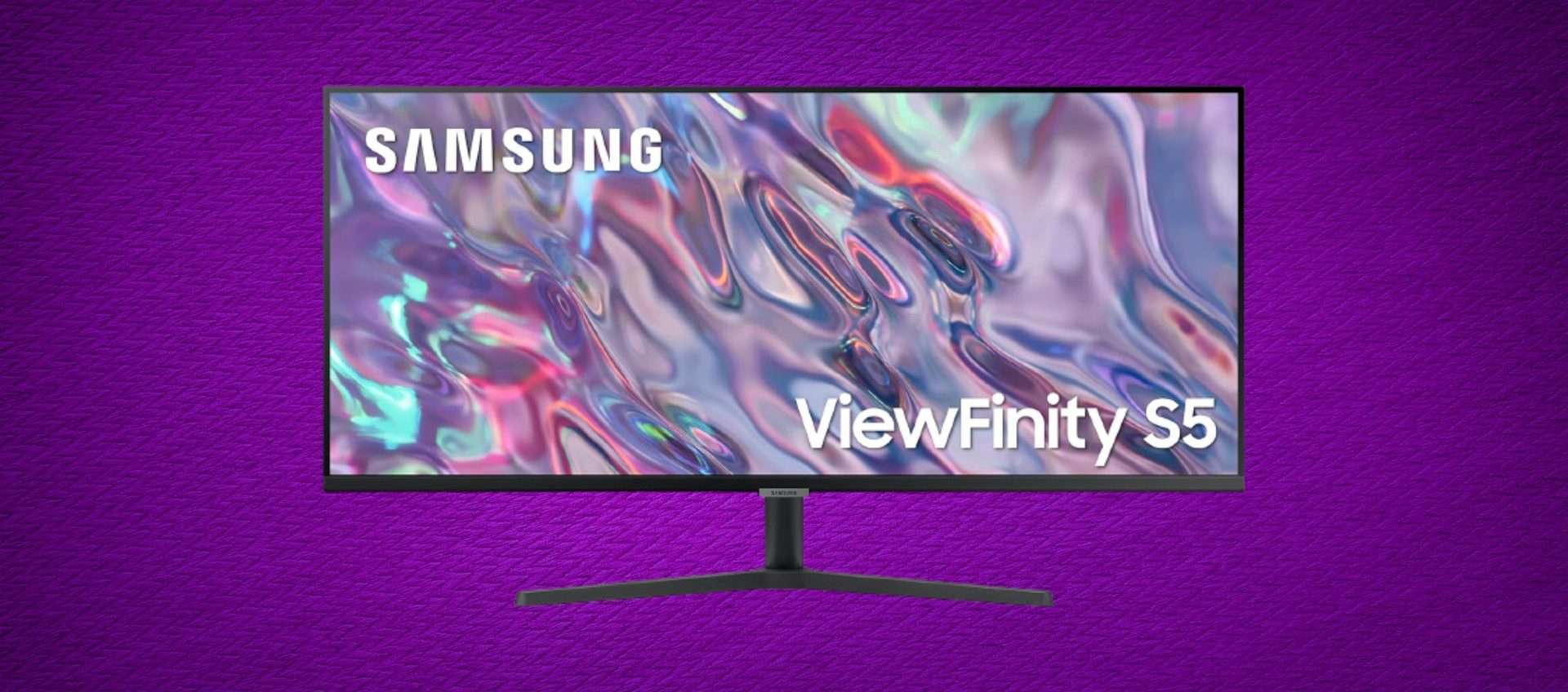 Samsung Monitor ViewFinity in super offerta a 299€: 34 pollici di qualità superiore
