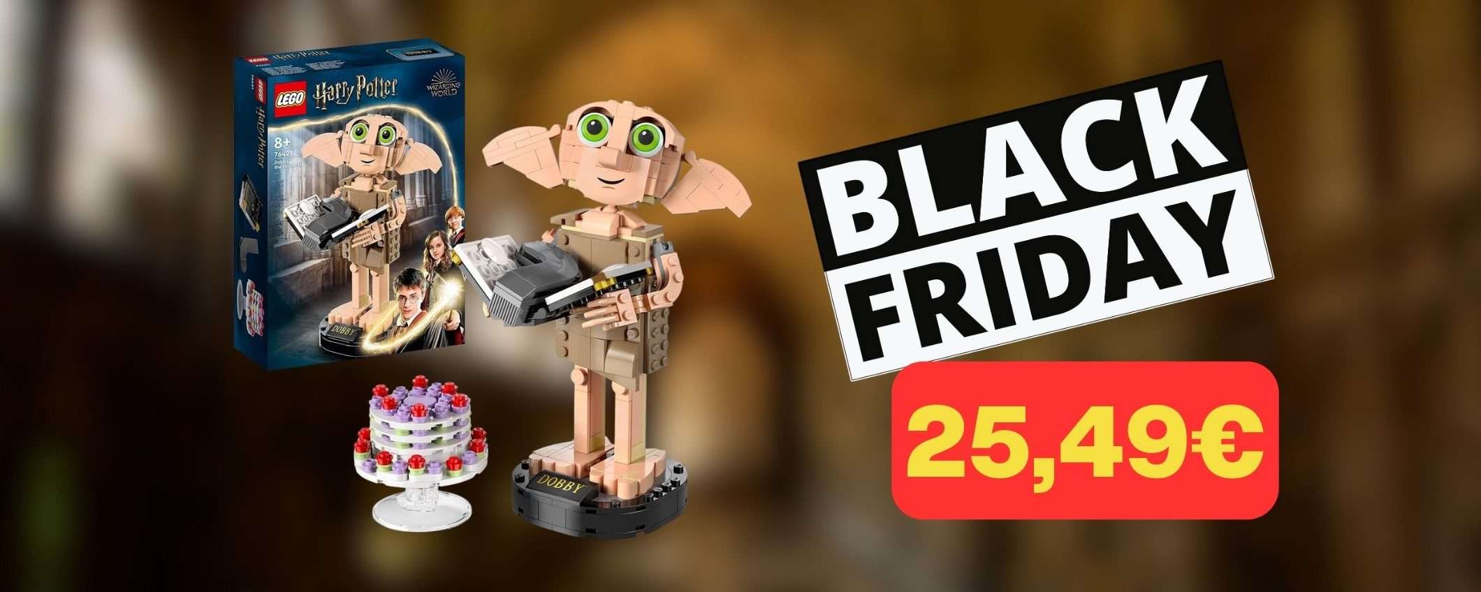 Set LEGO Dobby L'Elfo Domestico in offerta Black Friday: il regalo perfetto Set LEGO Dobby L'Elfo Domestico in offerta Black Friday: il regalo perfetto