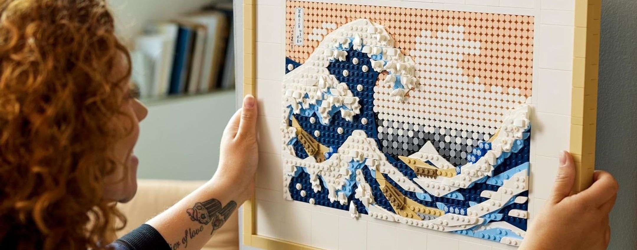 L'arte giapponese FAI DA TE: SET LEGO Hokusai La grande onda in MAXI  PROMO