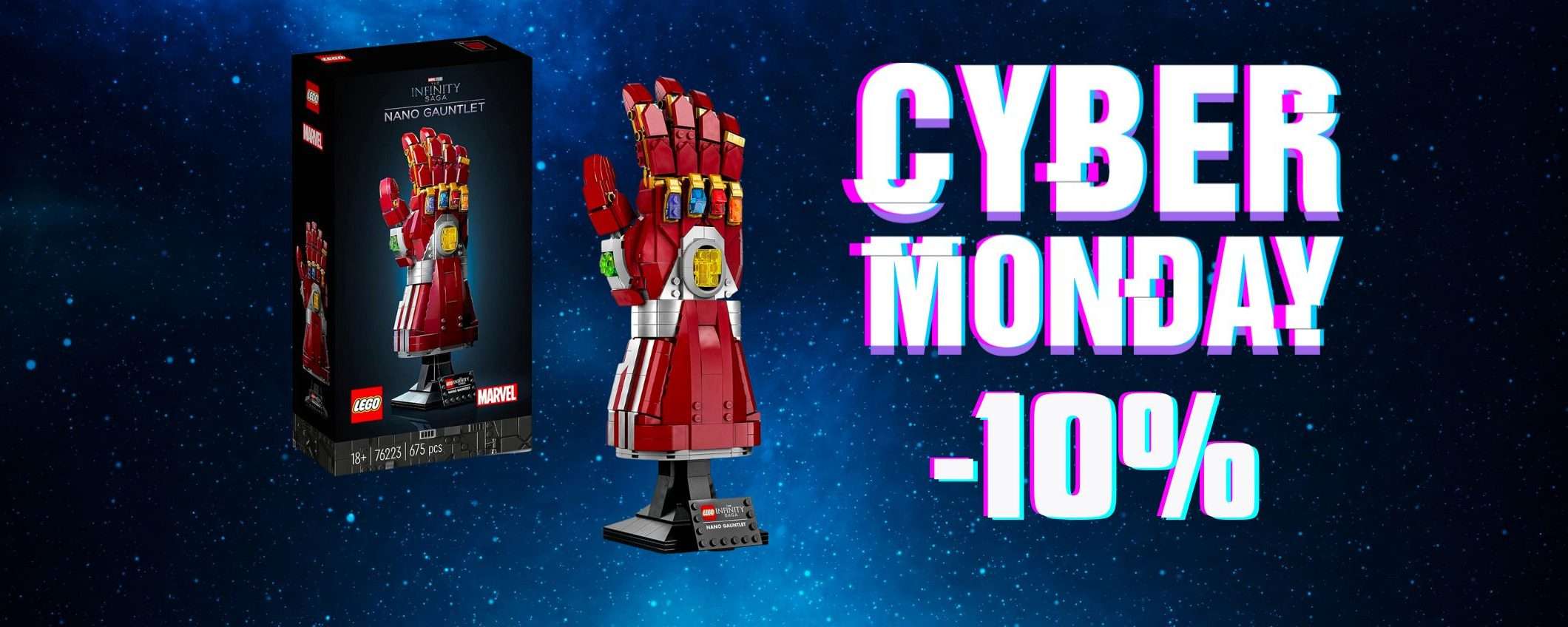 Set LEGO Marvel Guanto dell'Infinito in sconto fino a STASERA Set LEGO Marvel Guanto dell'Infinito in sconto fino a STASERA
