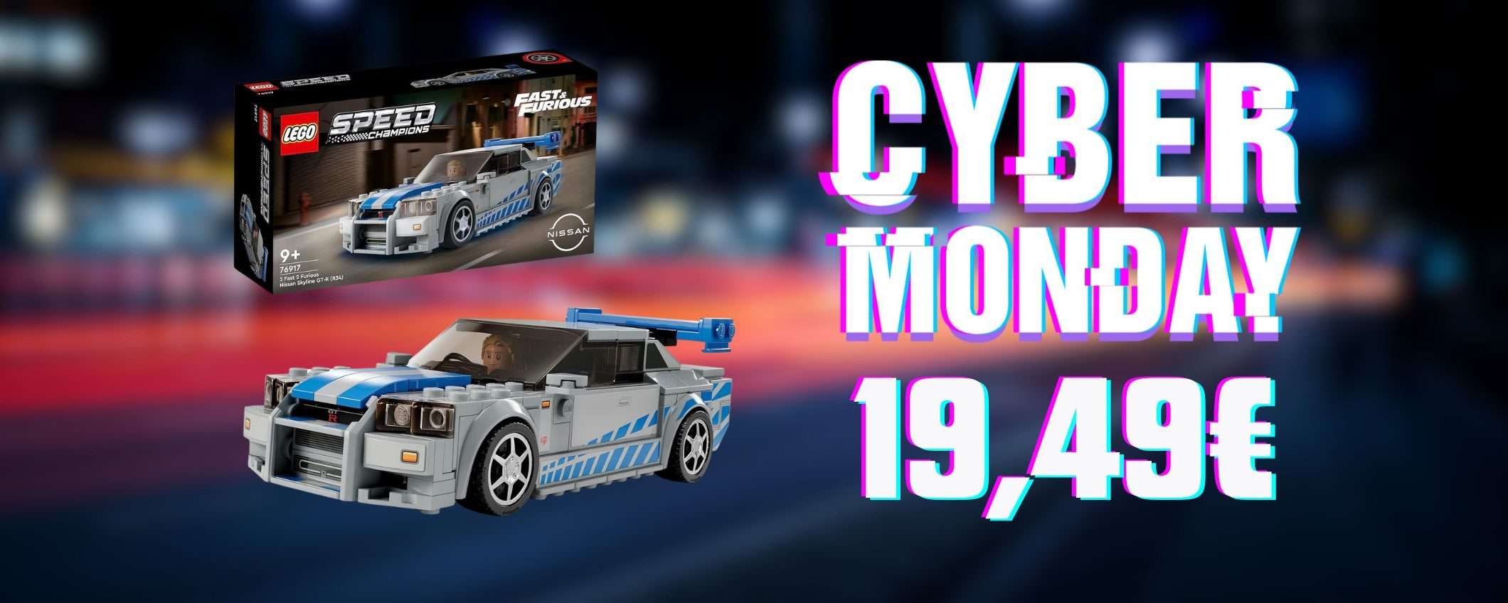 Set LEGO Nissan Skyline Fast and Furious: PREZZACCIO su Amazon (19€) Set LEGO Nissan Skyline Fast and Furious: PREZZACCIO su Amazon (19€)