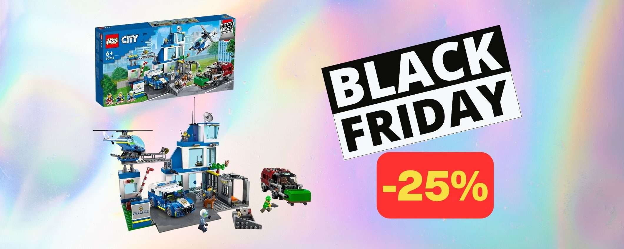 Set LEGO Stazione di Polizia in ottimo sconto Black Friday Set LEGO Stazione di Polizia in ottimo sconto Black Friday