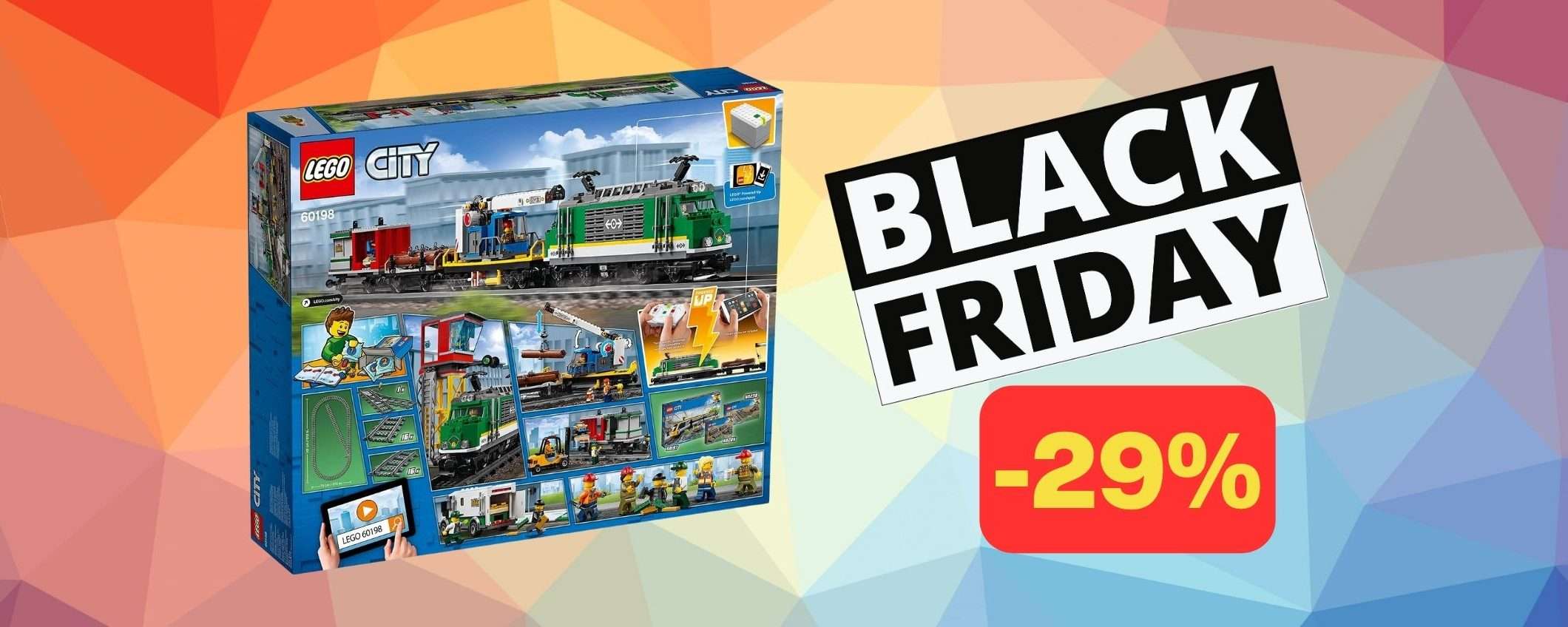 Set LEGO Trenino telecomandato in DOPPIA OFFERTA Black Friday Set LEGO Trenino telecomandato in DOPPIA OFFERTA Black Friday