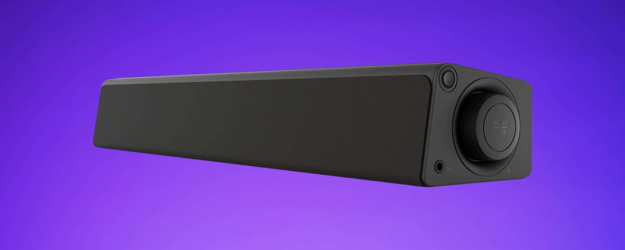 Soundbar Creative da PC super economica: approfitta dello sconto Amazon (coupon) Soundbar Creative da PC super economica: approfitta dello sconto Amazon (coupon)