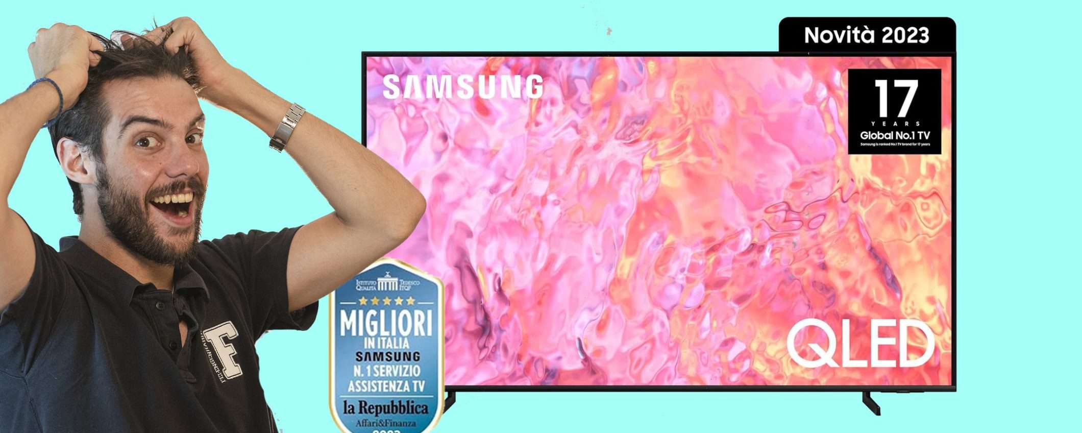 TV Samsung QLED 4K da 55 pollici in sconto SHOCK del 49% TV Samsung QLED 4K da 55 pollici in sconto SHOCK del 49%