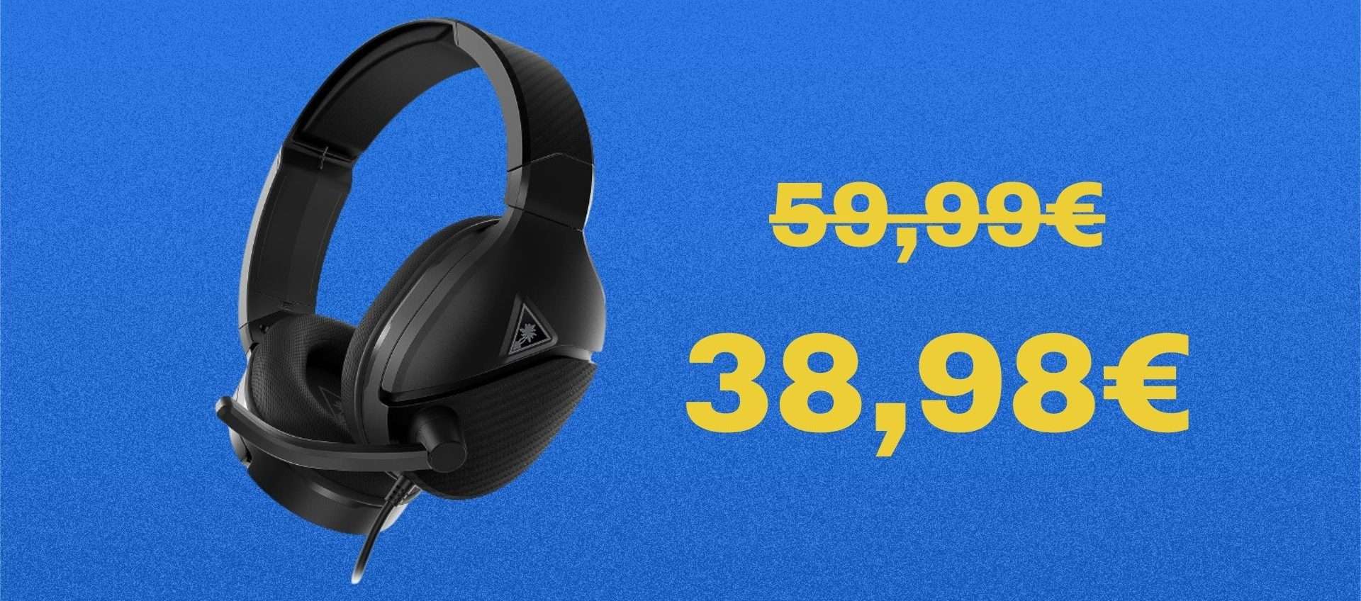 Turtle Beach Recon 200 Gen 2 in offerta: le cuffie da gaming premium scendono ad un PREZZO WOW Turtle Beach Recon 200 Gen 2 in offerta: le cuffie da gaming premium scendono ad un PREZZO WOW