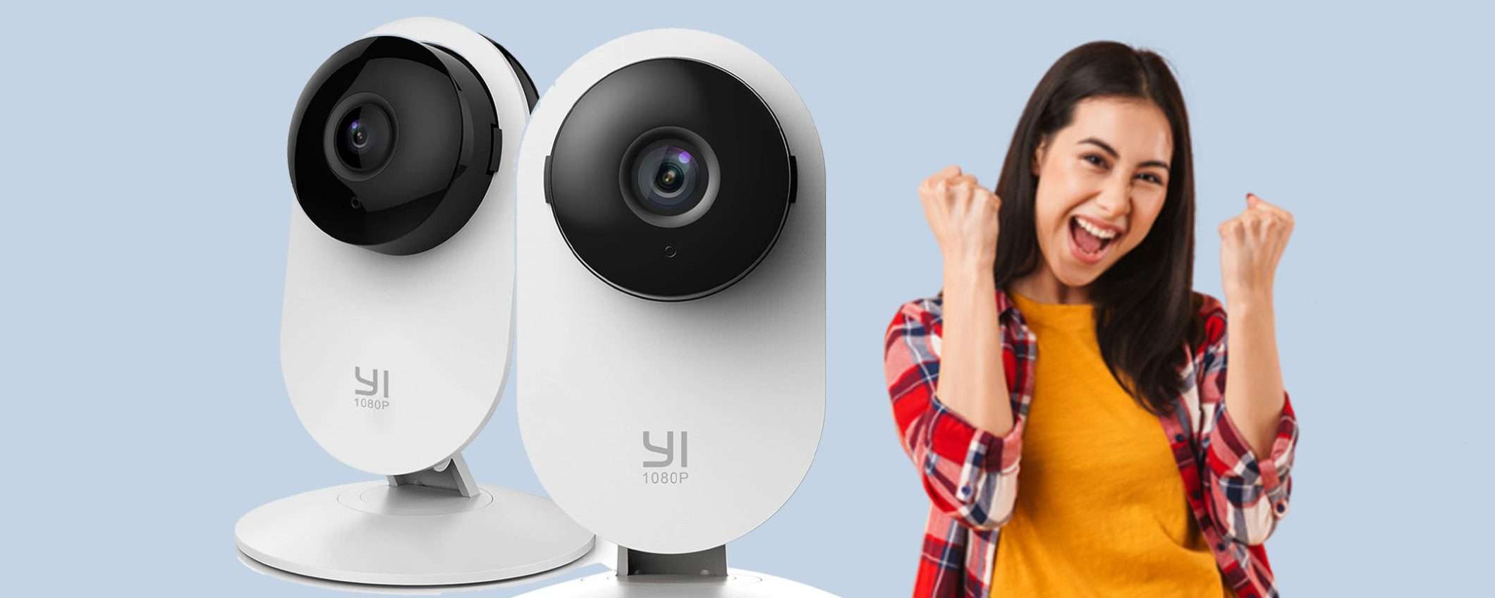 Videocamere di sorveglianza (kit da 2) in sconto WOW del 18% Videocamere di sorveglianza (kit da 2) in sconto WOW del 18%