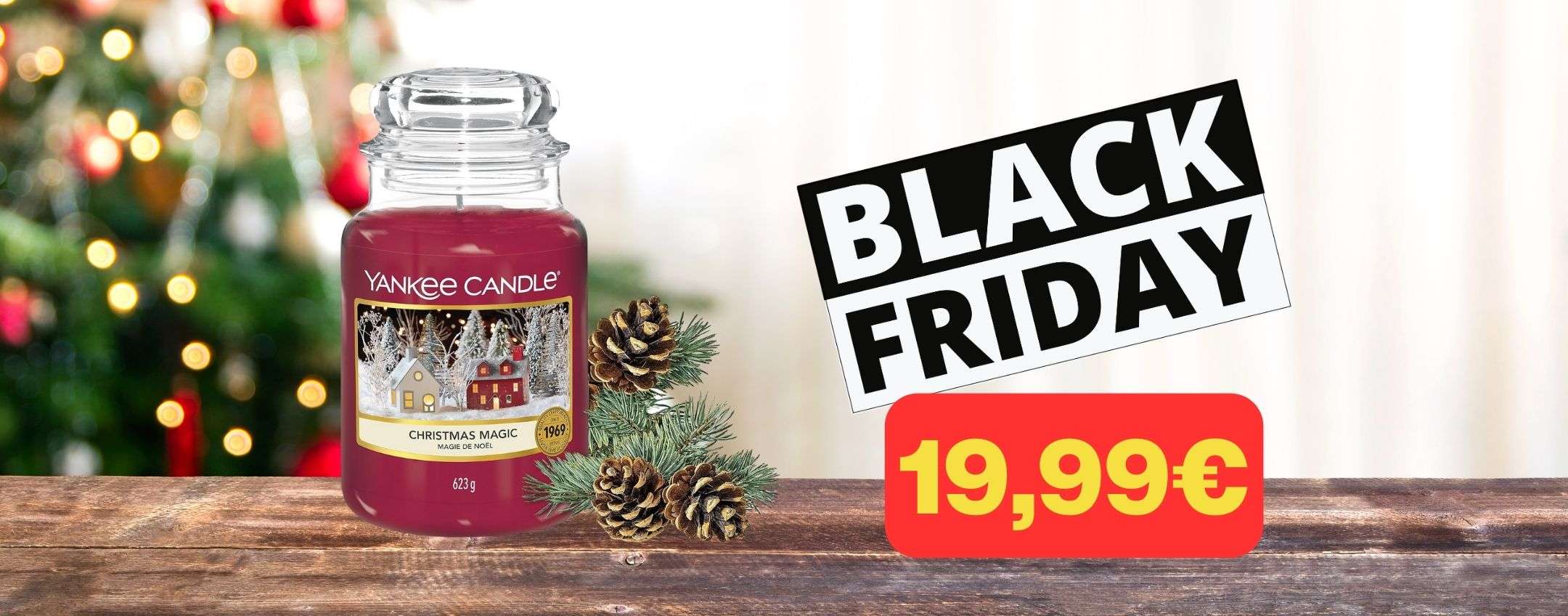 Yankee Candle in SVENDITA Amazon 19,99 euro e la casa profuma di Natale