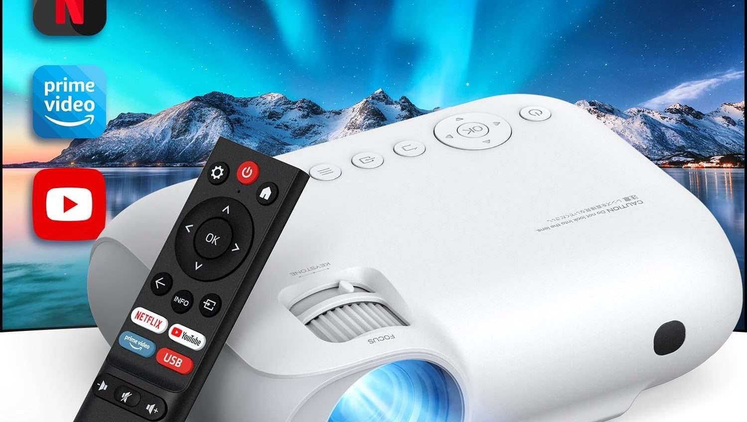 Proiettore 4K con Netflix pre-installato in SUPER OFFERTA su Amazon Proiettore 4K con Netflix pre-installato in SUPER OFFERTA su Amazon