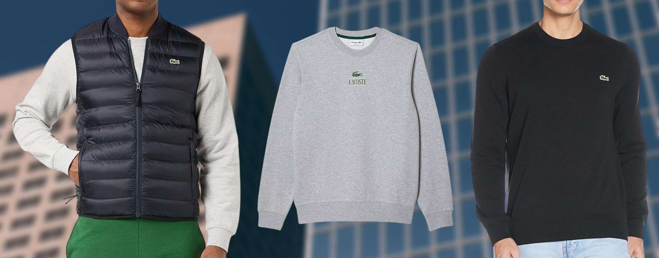 Lacoste prezzi STRACCIATI su Amazon: tutto a partire da 22€ (fino a -65%)