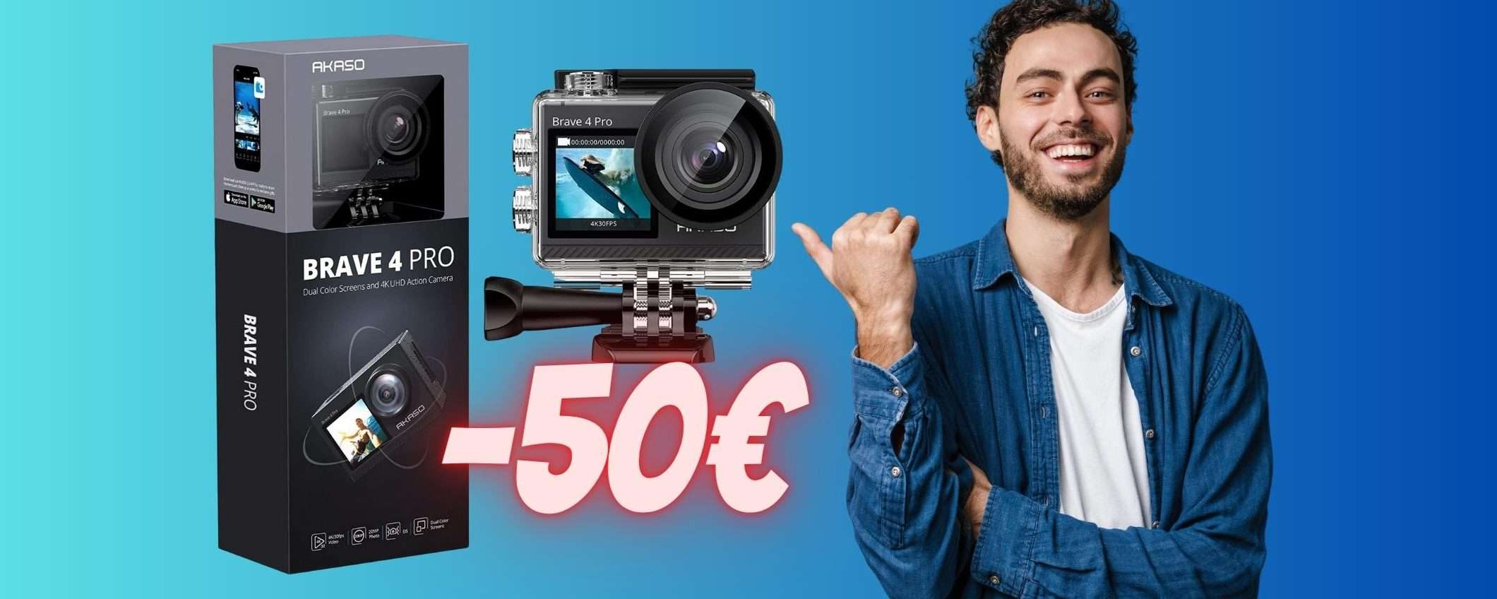Action Cam 4K touch con sensore da 20 MP a MENO di 100€ Action Cam 4K touch con sensore da 20 MP a MENO di 100€