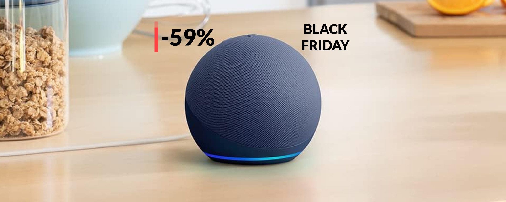 Echo Dot 5 con Alexa a meno di metà prezzo: 21€ col Black Friday Echo Dot 5 con Alexa a meno di metà prezzo: 21€ col Black Friday