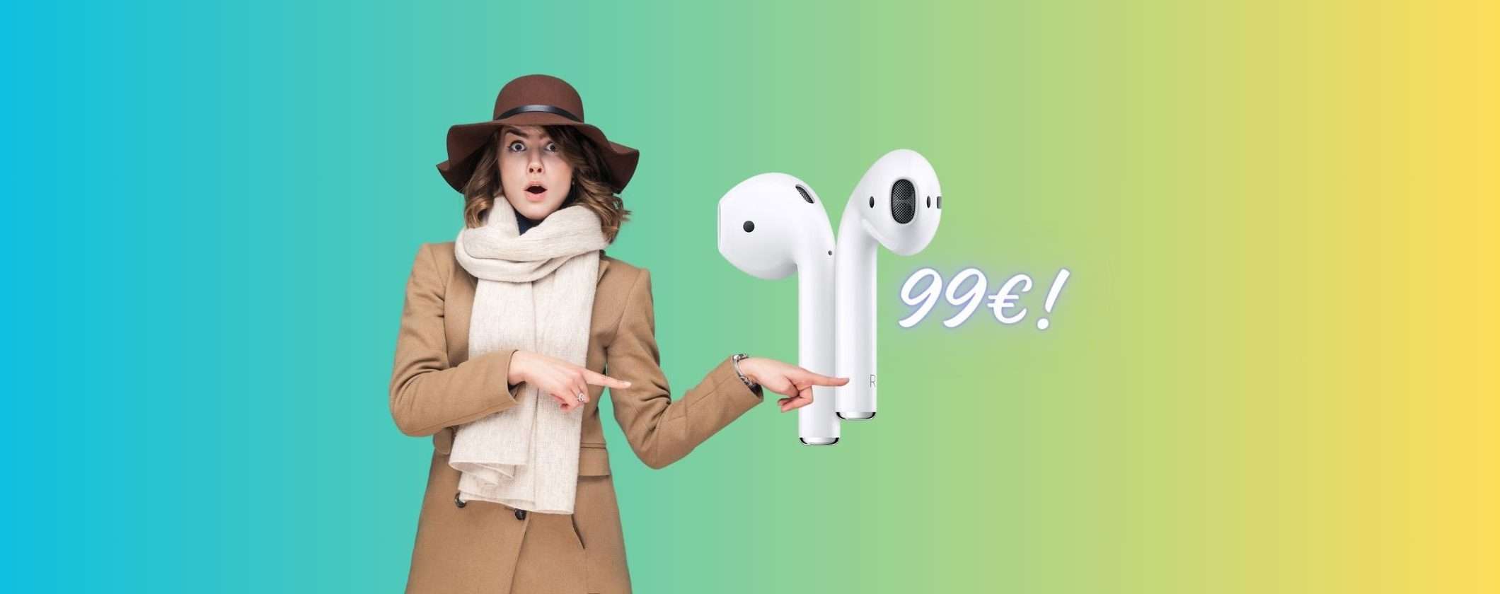 Apple AirPods 2: solo 99€ al Black Friday di Unieuro Apple AirPods 2: solo 99€ al Black Friday di Unieuro