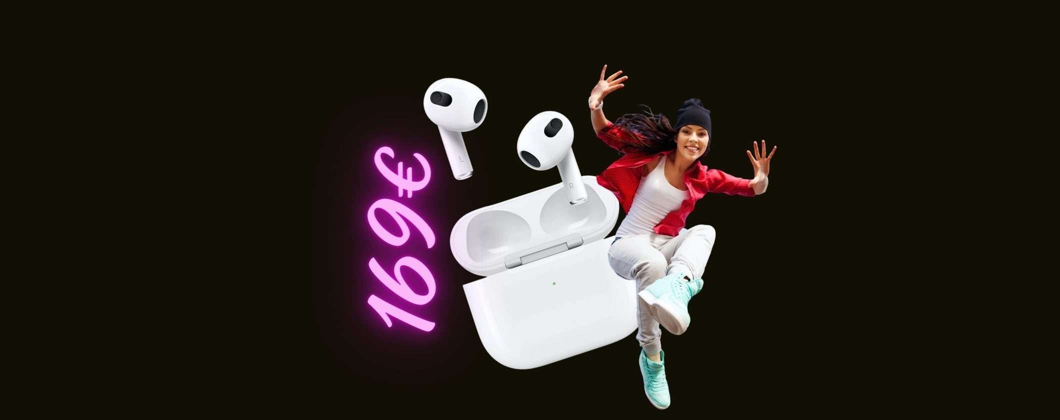 Apple AirPods 3: a 169€ sono da acquistare SUBITO Apple AirPods 3: a 169€ sono da acquistare SUBITO