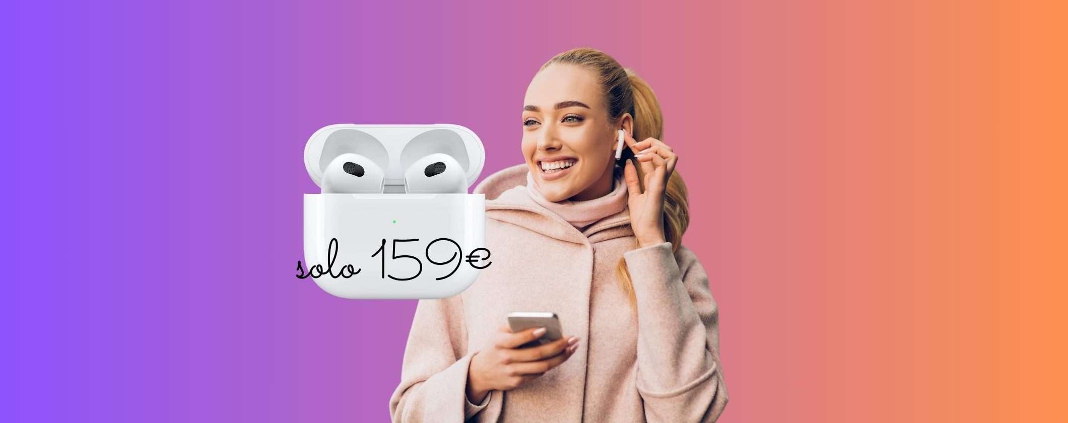 Ritorno di Black Friday: Apple AirPods terza generazione a prezzo WOW!