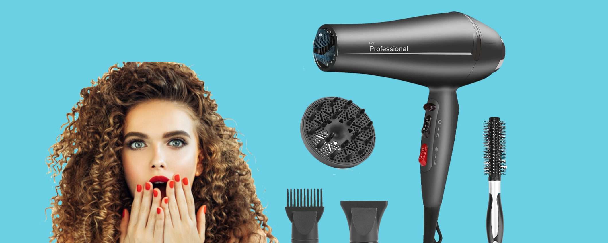Asciugacapelli professionale da 2400 W: doppio sconto TOP(-78%) Asciugacapelli professionale da 2400 W: doppio sconto TOP(-78%)