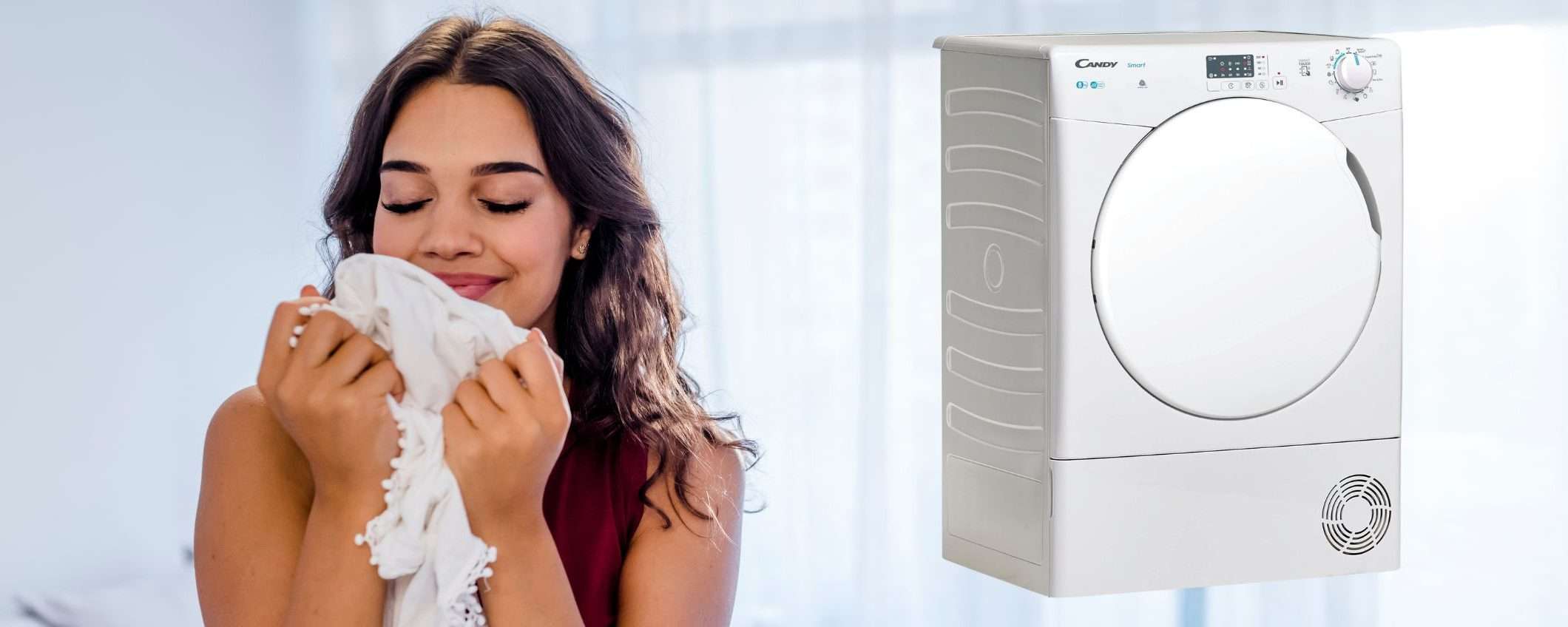 Asciugatrice Candy a 287€ su Amazon: basso consumo energetico e prezzo BOMBA Asciugatrice Candy a 287€ su Amazon: basso consumo energetico e prezzo BOMBA