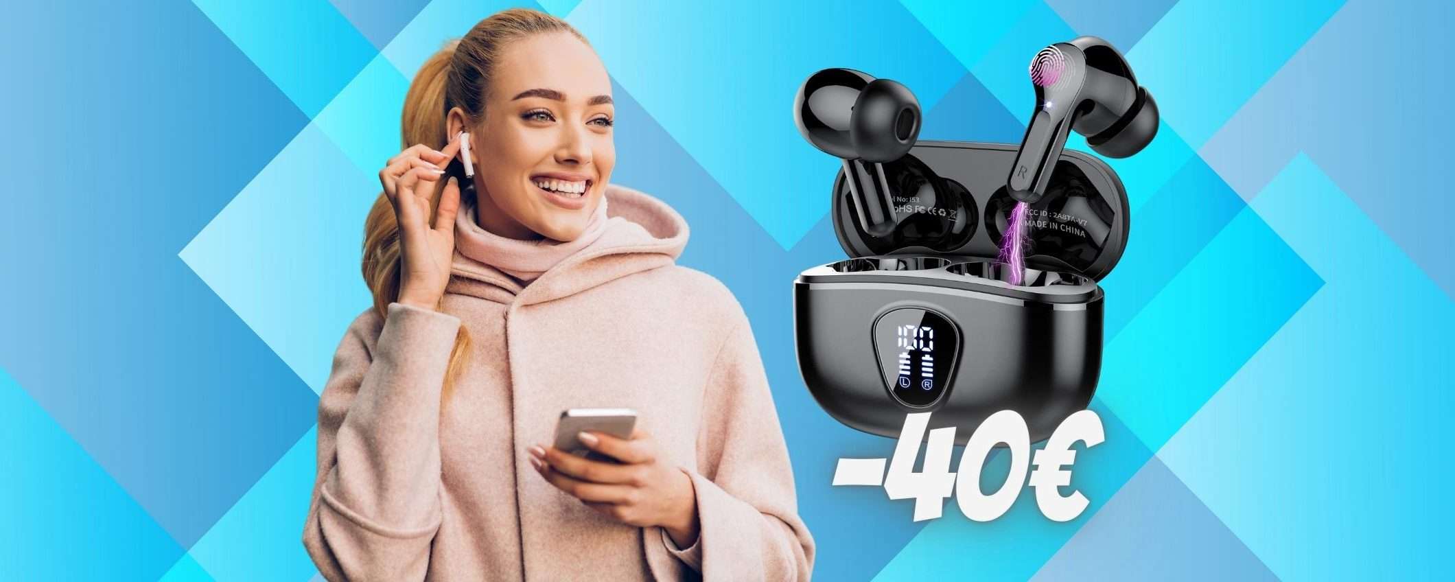 Auricolari Bluetooth a PREZZO BOMBA: solo 19,99€ su Amazon Auricolari Bluetooth a PREZZO BOMBA: solo 19,99€ su Amazon