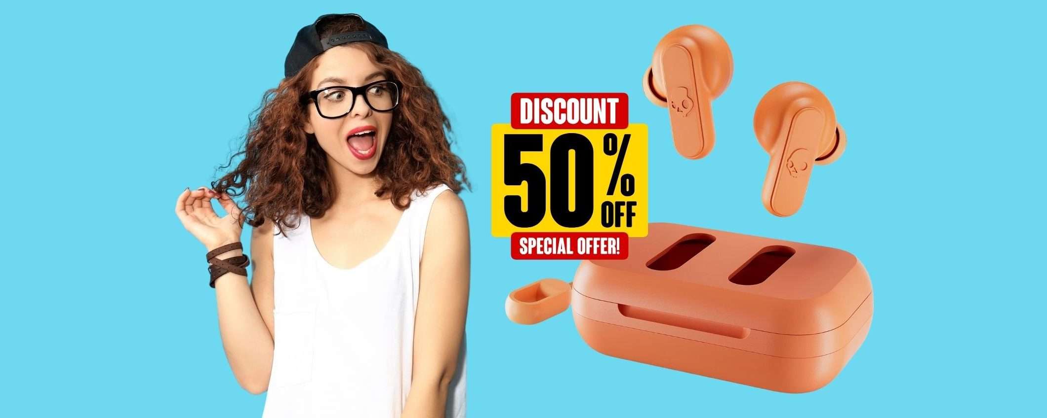 Auricolari wireless piccolissimi, leggeri e impermeabili a MENO di 20€ Auricolari wireless piccolissimi, leggeri e impermeabili a MENO di 20€