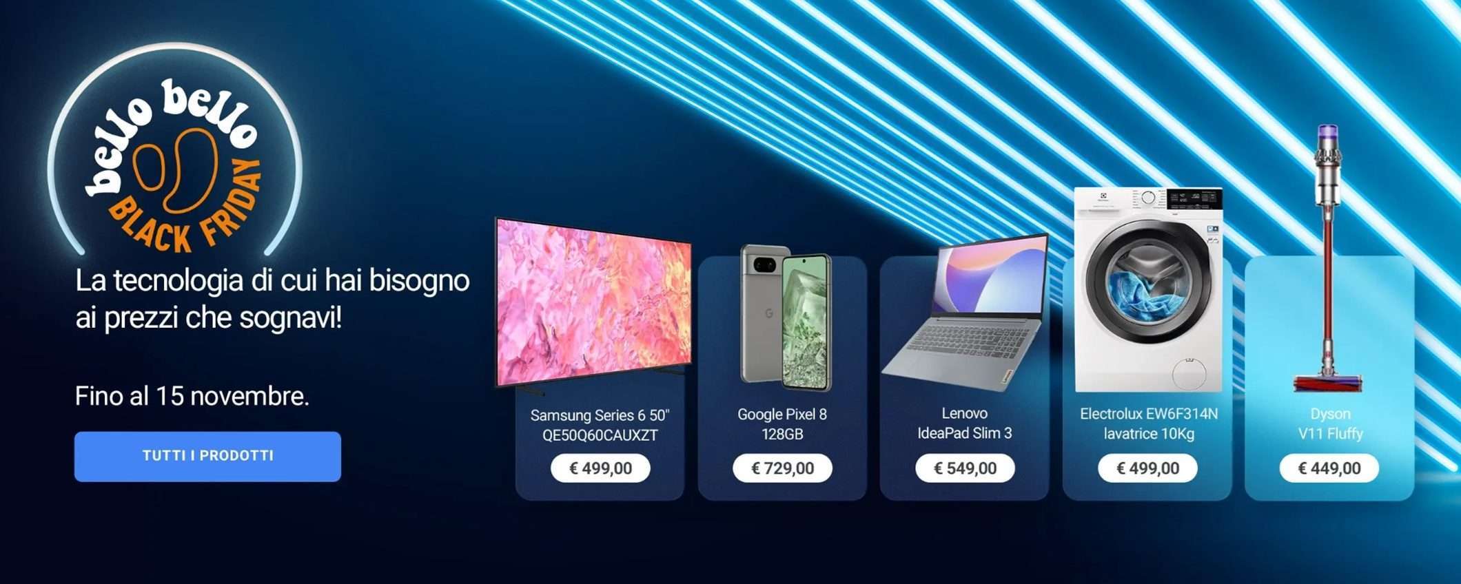 Il Black Friday di Unieuro è  Il Black Friday di Unieuro è