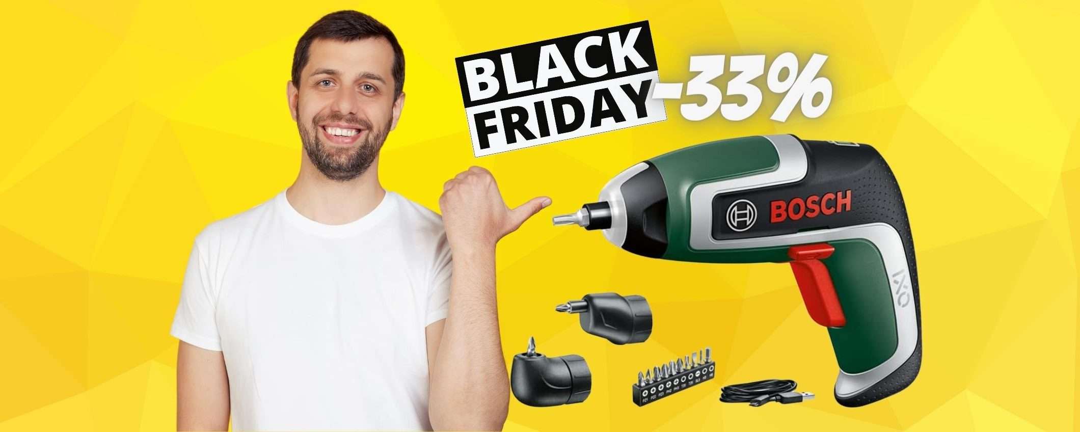 Bosch OUTLET: mini avvitatore a batteria con accessori a 59€ Bosch OUTLET: mini avvitatore a batteria con accessori a 59€