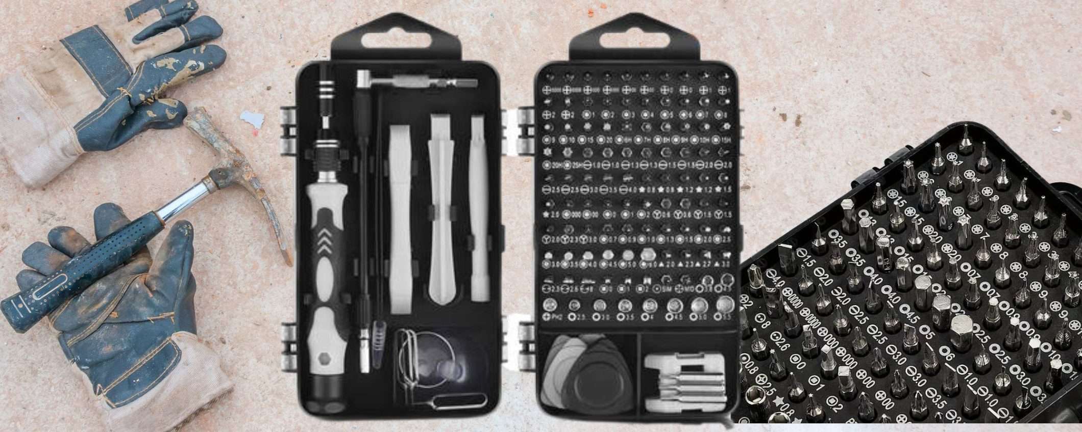 Cacciavite in kit 115 in 1 a 12€: sconto WOW a tempo super limitato (-40%) Cacciavite in kit 115 in 1 a 12€: sconto WOW a tempo super limitato (-40%)
