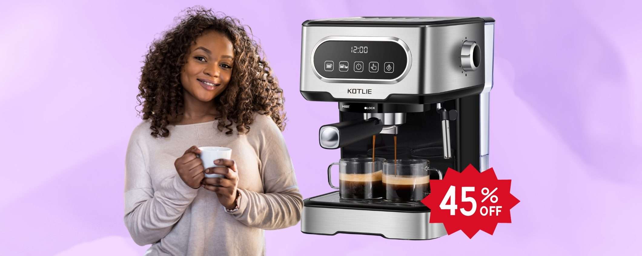 Caffè BUONISSIMO con questa macchinetta INCREDIBILE al 45% Caffè BUONISSIMO con questa macchinetta INCREDIBILE al 45%