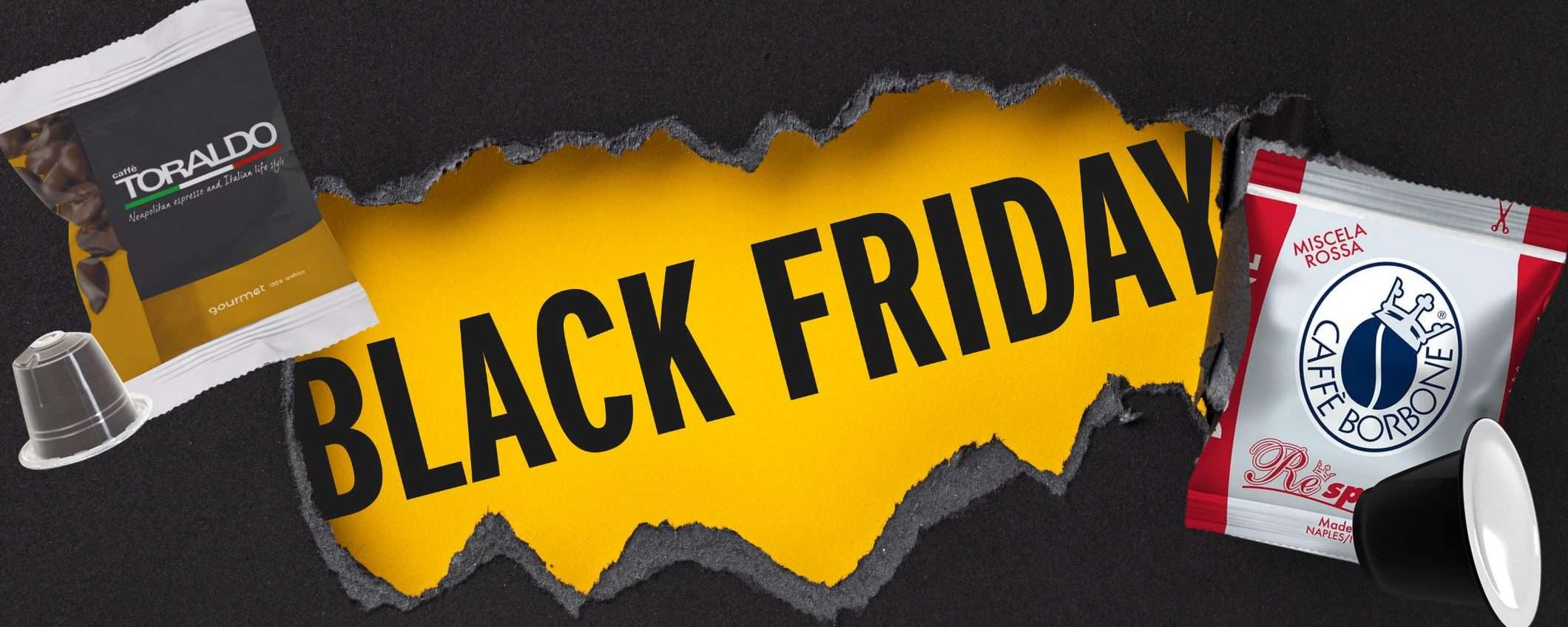 Caffè in capsule compatibili NESPRESSO: è FUORITUTTO al Black Friday Amazon