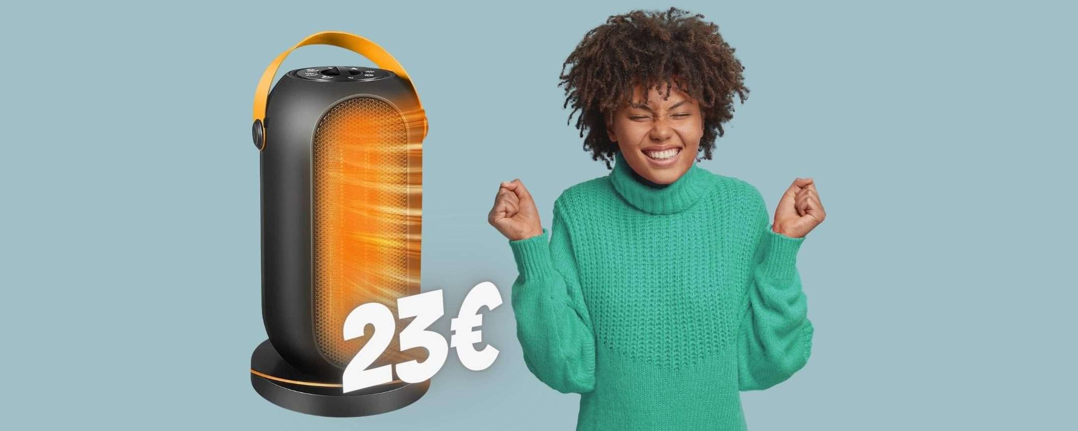 Caldo incredibile con questa stufetta a BASSO CONSUMO tua a 23€ Caldo incredibile con questa stufetta a BASSO CONSUMO tua a 23€