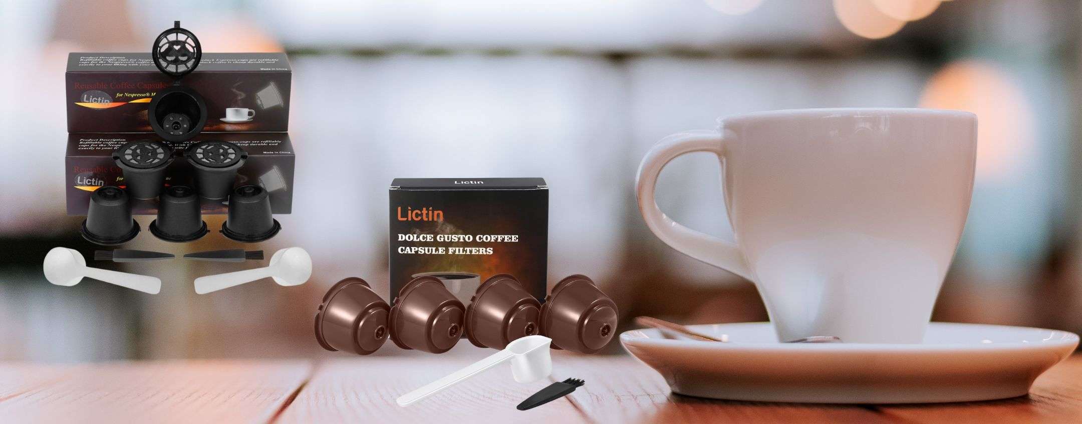 Cucchiaio Inclus Capsule Ricaricabili Per Nespresso - 6 Pezzi Riutilizzabili Con Cucchiaino Capsule Ricaricabili Dolce Gusto - Foto 6