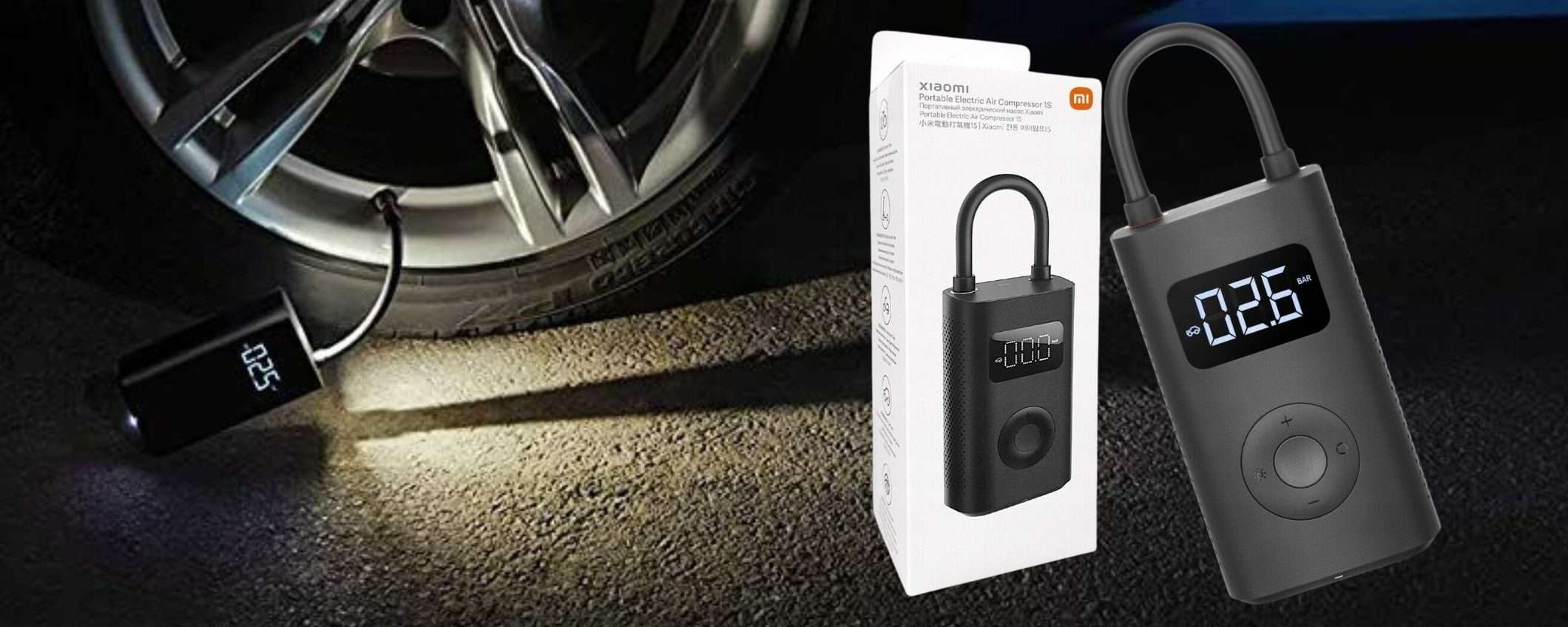 Xiaomi WOW: l'iconico compressore portatile CROLLA a 34€ Xiaomi WOW: l'iconico compressore portatile CROLLA a 34€