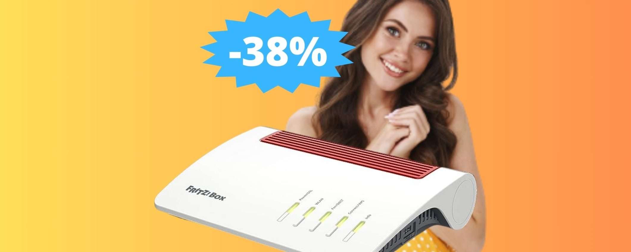 AVM FRITZ!Box 7590: MEGA sconto del 38% su Amazon AVM FRITZ!Box 7590: MEGA sconto del 38% su Amazon