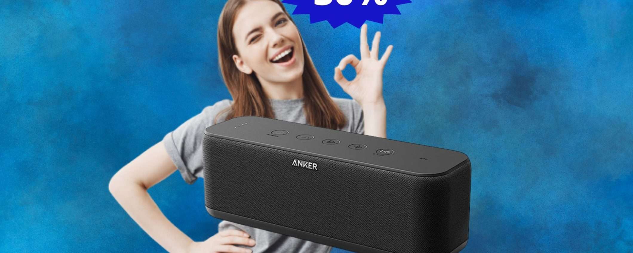 Anker SoundCore Boost: MEGA sconto del 30% su Amazon Anker SoundCore Boost: MEGA sconto del 30% su Amazon