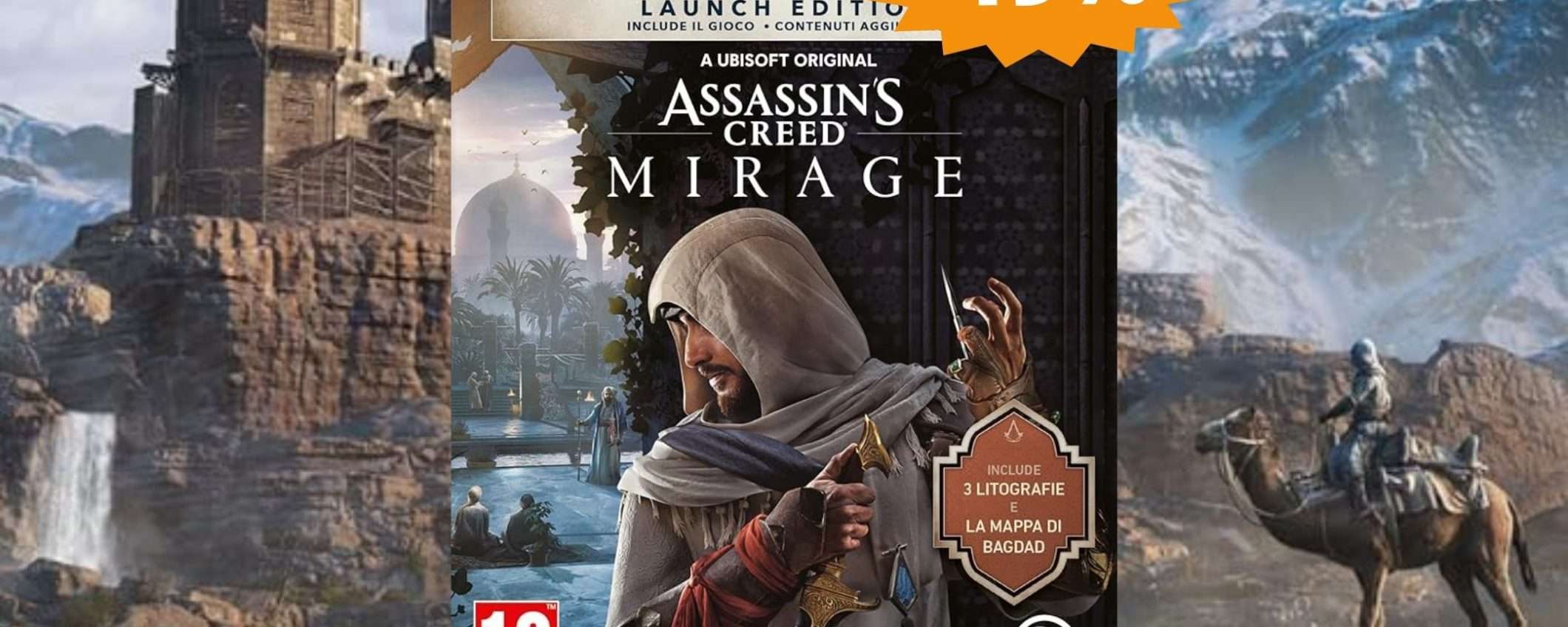 Assassin's Creed Mirage PS5: super sconto per il Black Friday (-19%) Assassin's Creed Mirage PS5: super sconto per il Black Friday (-19%)