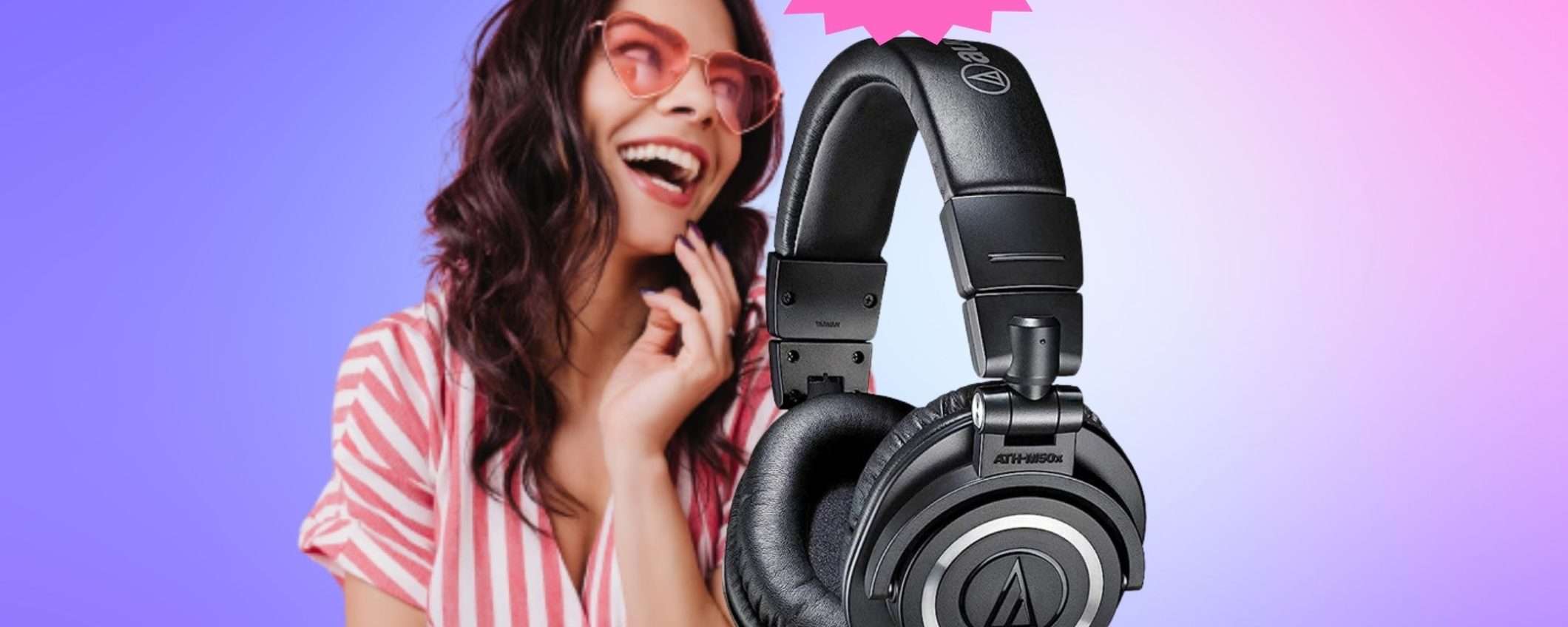 Audio-Technica M50x: uno SCONTO che non puoi perdere Audio-Technica M50x: uno SCONTO che non puoi perdere