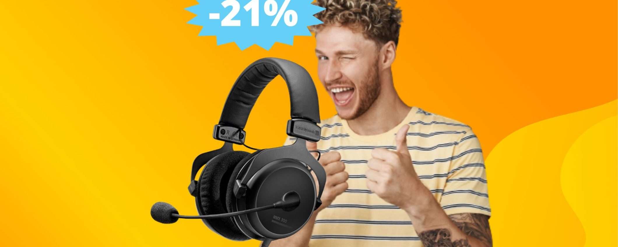 Beyerdynamic MMX 300: un'OCCASIONE speciale (-21%) Beyerdynamic MMX 300: un'OCCASIONE speciale (-21%)