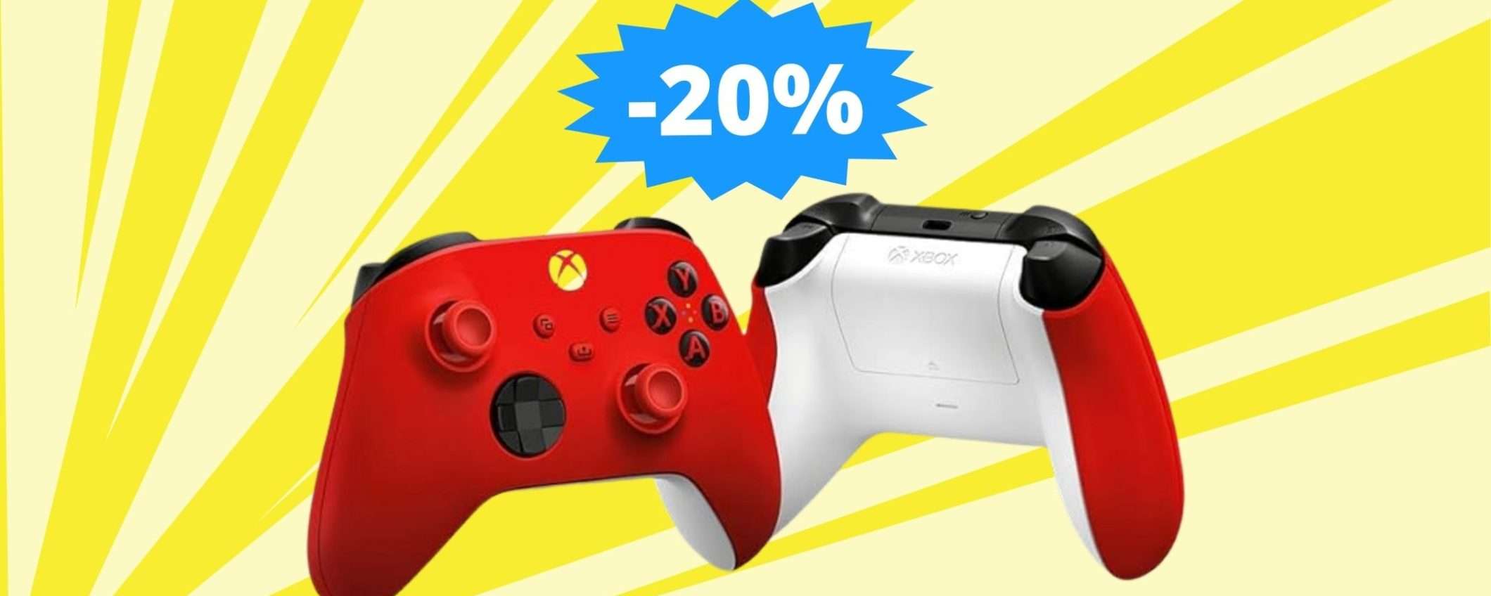 Controller Xbox Pulse Red: un'OCCASIONE da non perdere (-20%) Controller Xbox Pulse Red: un'OCCASIONE da non perdere (-20%)