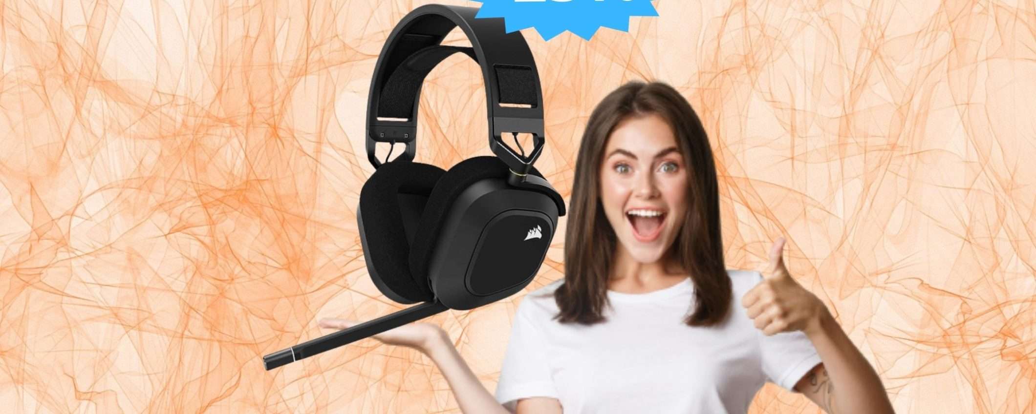 Corsair HS80 RGB: ULTIMA possibilità per il Black Friday Corsair HS80 RGB: ULTIMA possibilità per il Black Friday