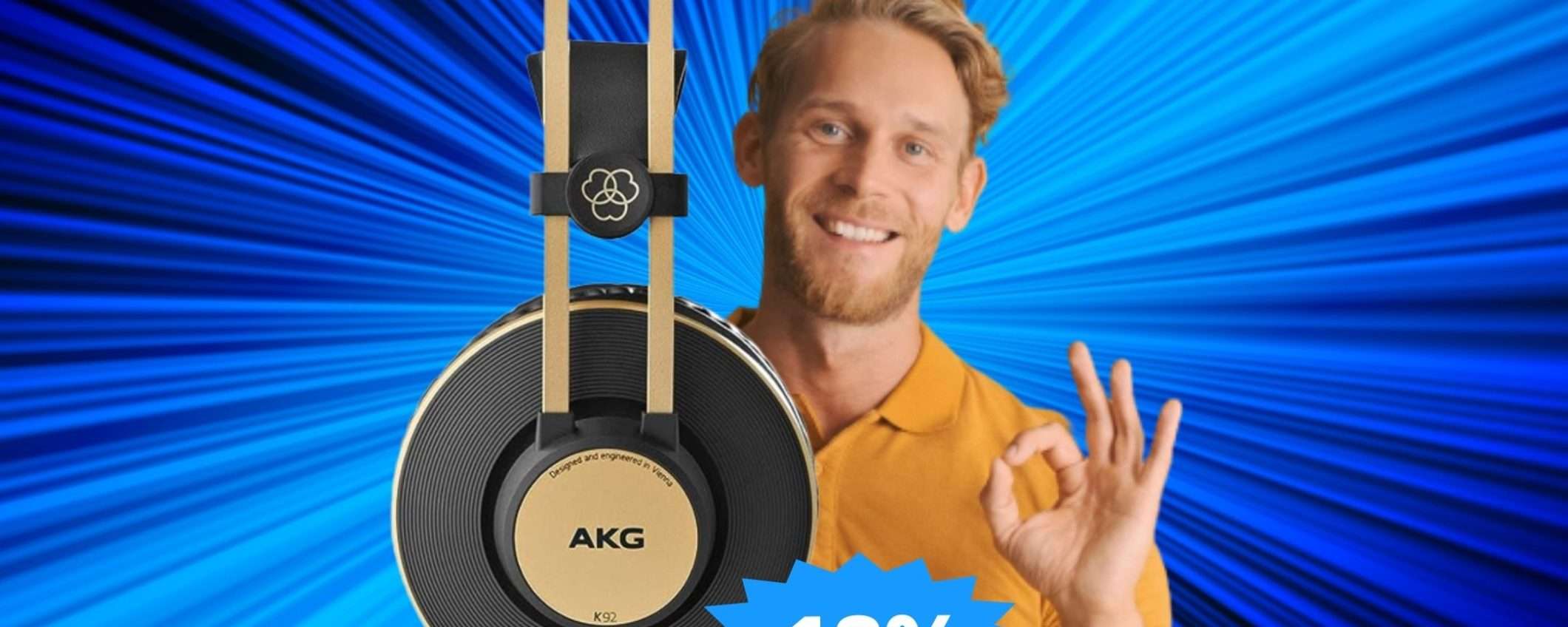 Cuffie AKG K92: suono eccezionale, ad un prezzo SPECIALE Cuffie AKG K92: suono eccezionale, ad un prezzo SPECIALE