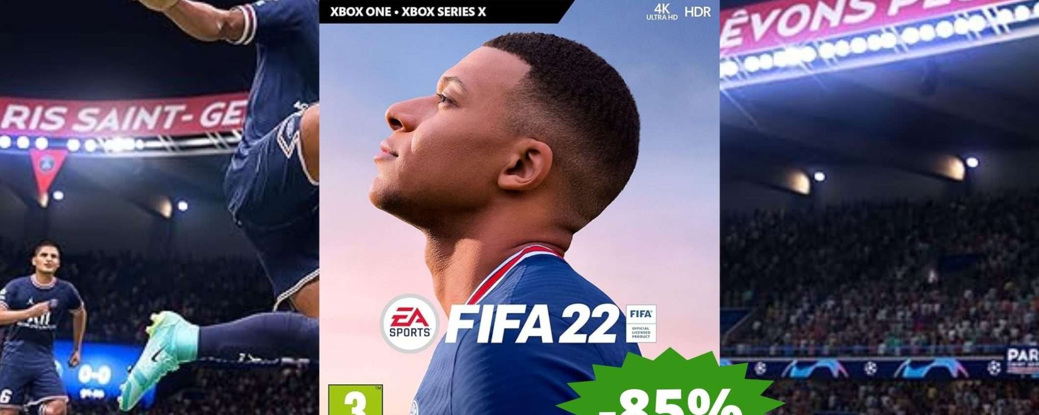 FIFA 22 per Xbox One: SVENDITA assurda del 85% su Amazon