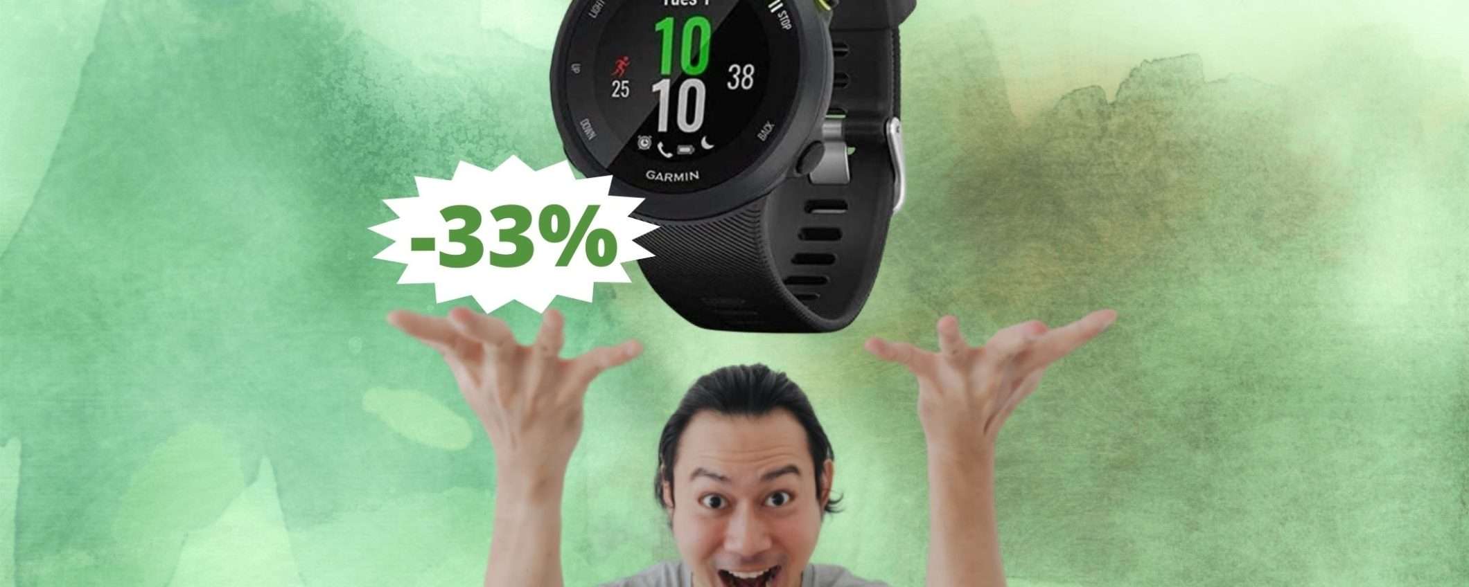 Garmin Forerunner 45: MEGA sconto del 33% su Amazon Garmin Forerunner 45: MEGA sconto del 33% su Amazon