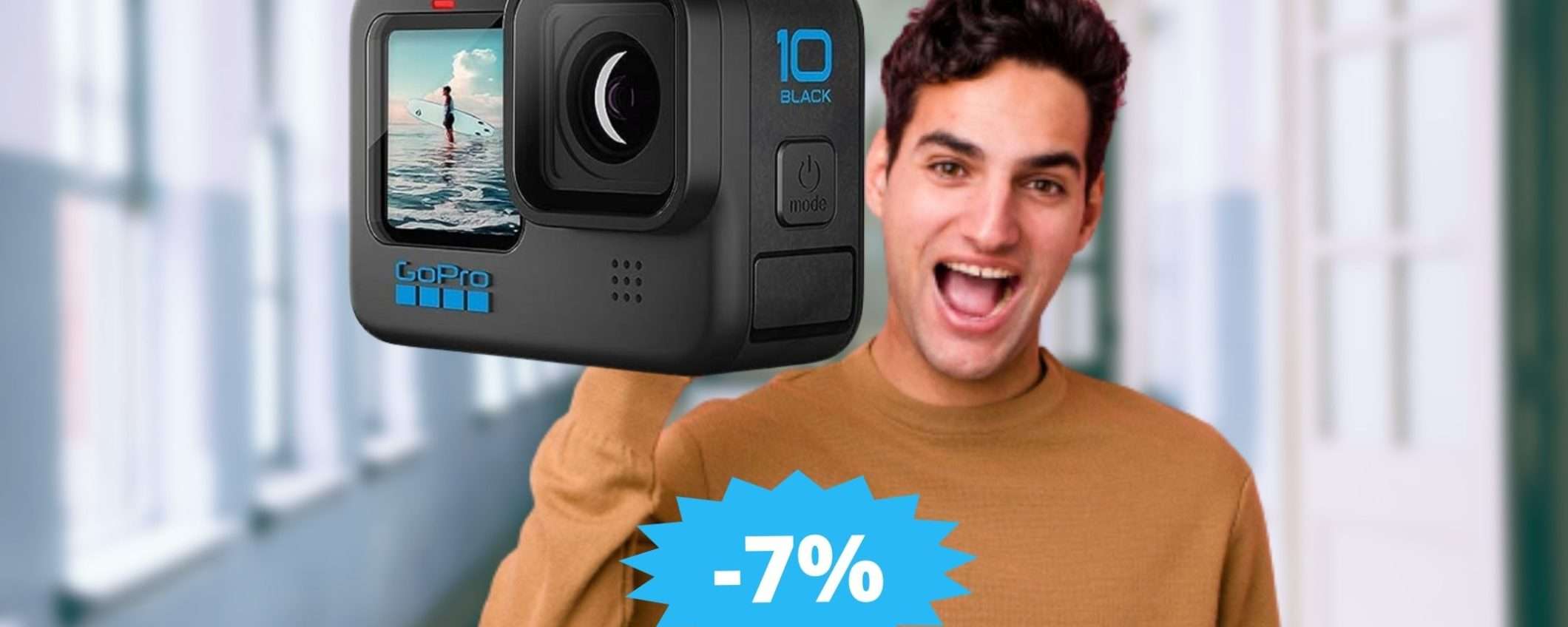 GoPro Hero 10 Black: l'acquistate a soli 279€ e la ricevete prima di Natale