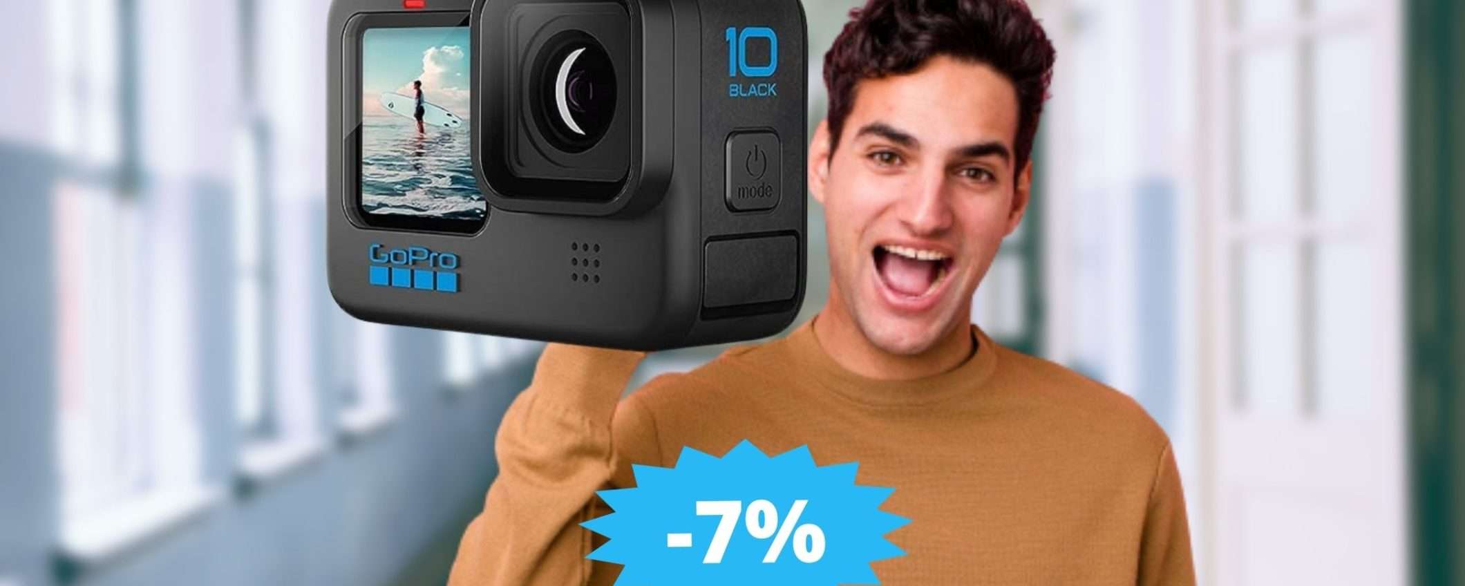 GoPro Hero 10 Black: l'acquistate a soli 279€ e la ricevete prima di Natale GoPro Hero 10 Black: l'acquistate a soli 279€ e la ricevete prima di Natale