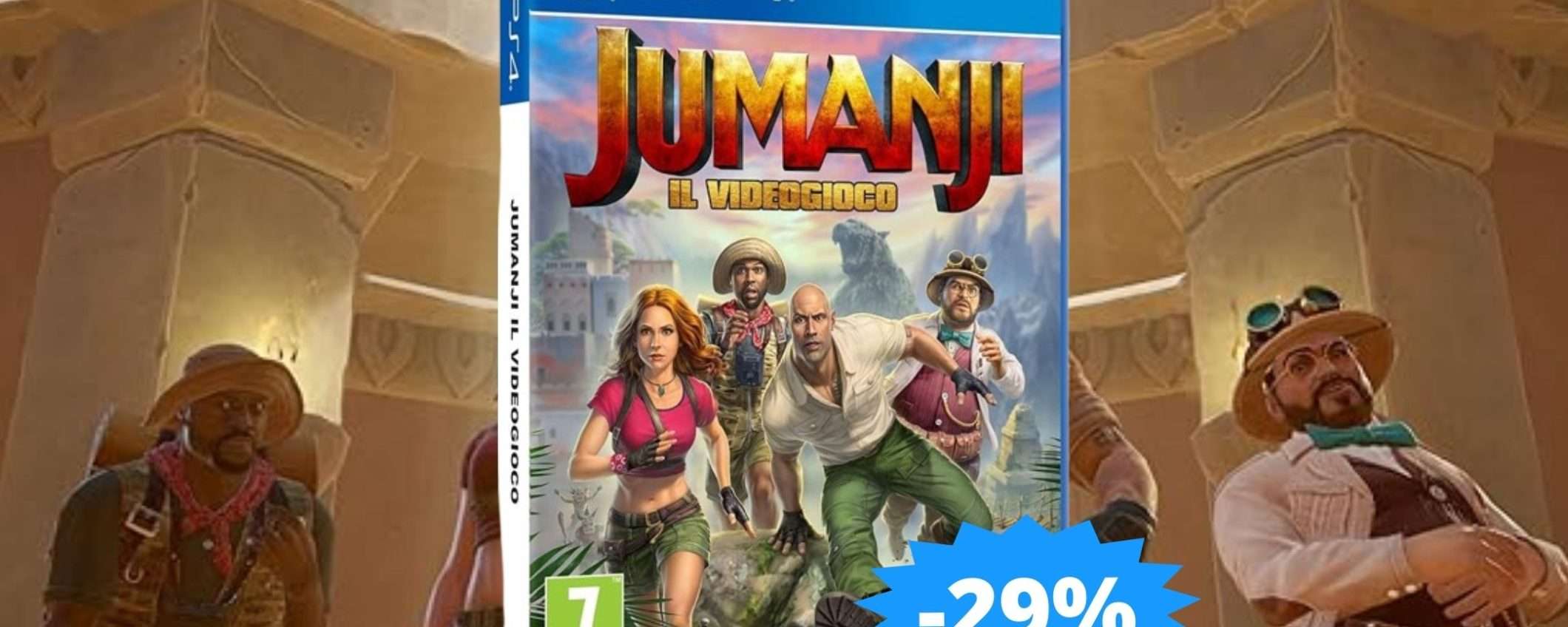 Jumanji il videogioco PS4: MEGA sconto Black Friday (-29%) Jumanji il videogioco PS4: MEGA sconto Black Friday (-29%)