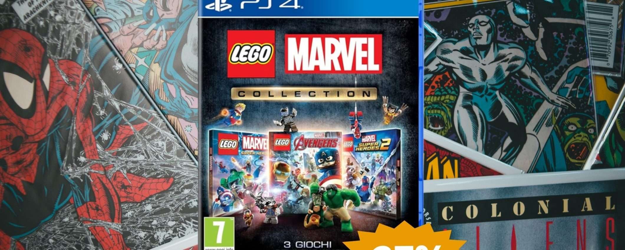 Lego Marvel Collection per PS4: MEGA sconto del 27% su Amazon Lego Marvel Collection per PS4: MEGA sconto del 27% su Amazon