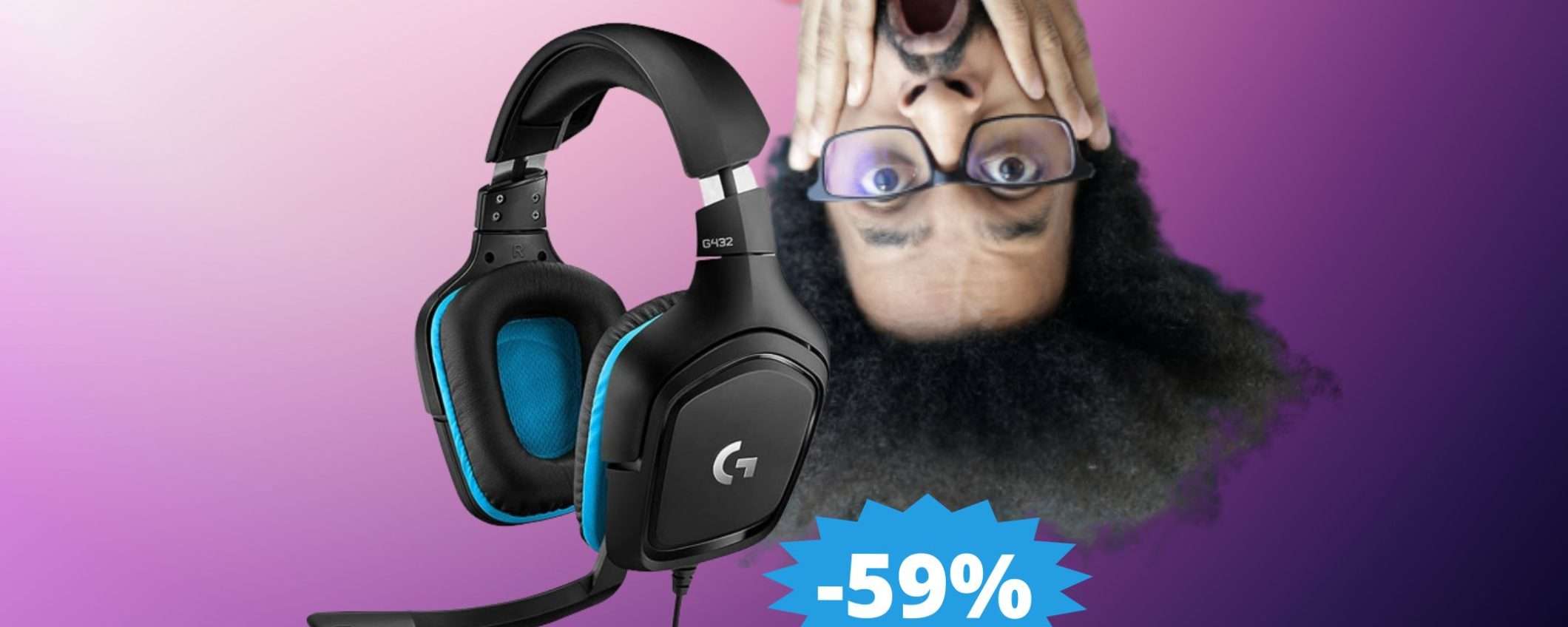 Logitech G432: un AFFARE pazzesco su Amazon (-59%) Logitech G432: un AFFARE pazzesco su Amazon (-59%)