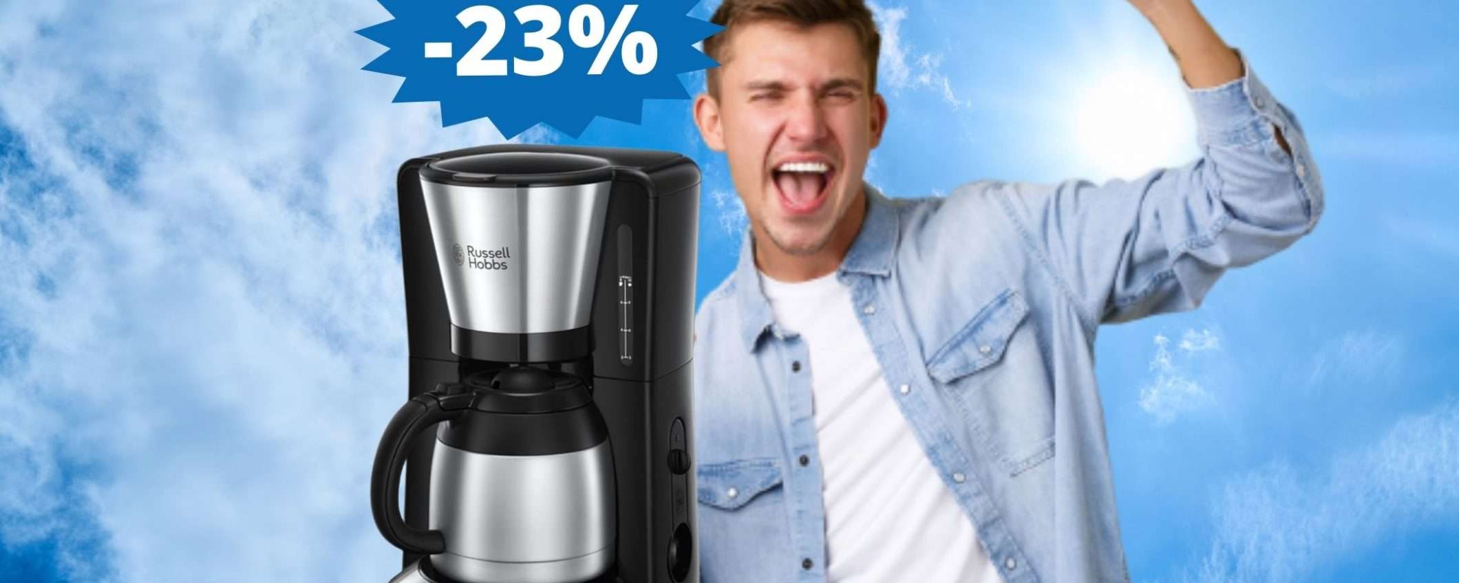 Macchina da caffè Russell Hobbs: SUPER sconto del 23% Macchina da caffè Russell Hobbs: SUPER sconto del 23%