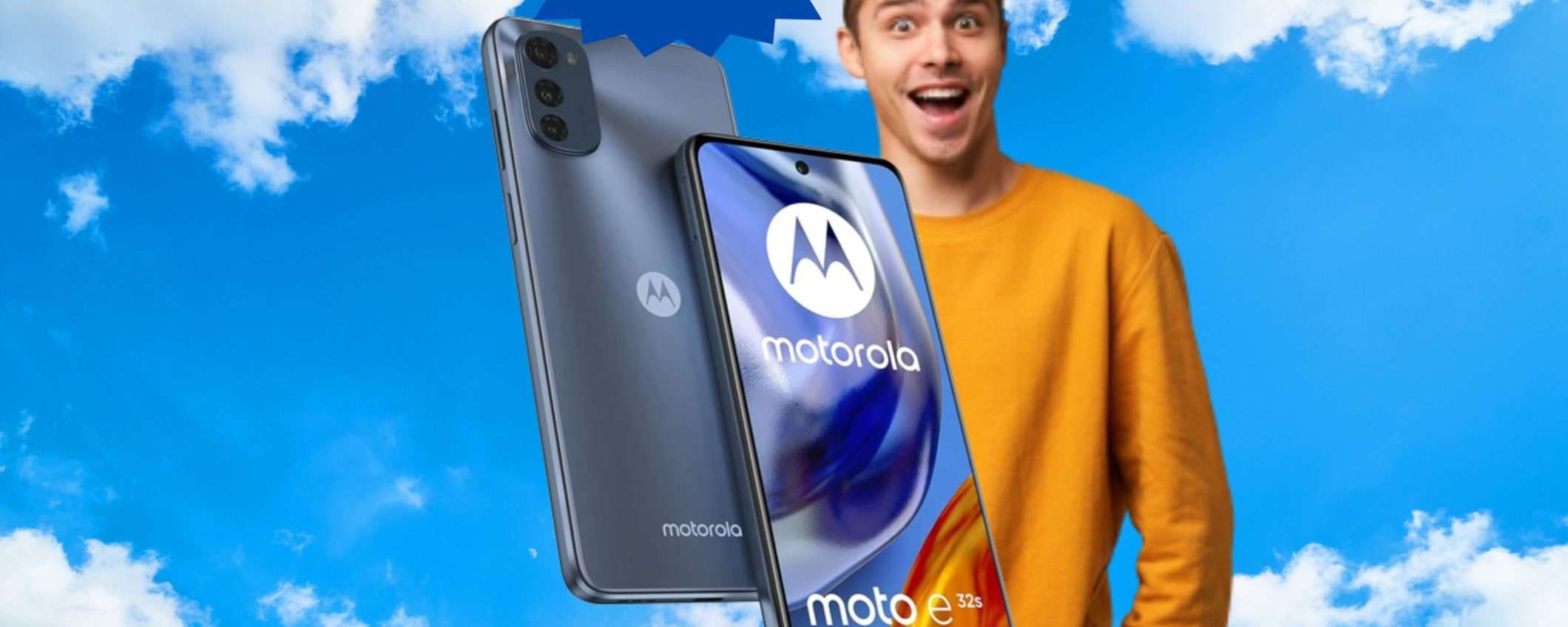 Motorola Moto E32s: MEGA sconto del 39% su Amazon Motorola Moto E32s: MEGA sconto del 39% su Amazon