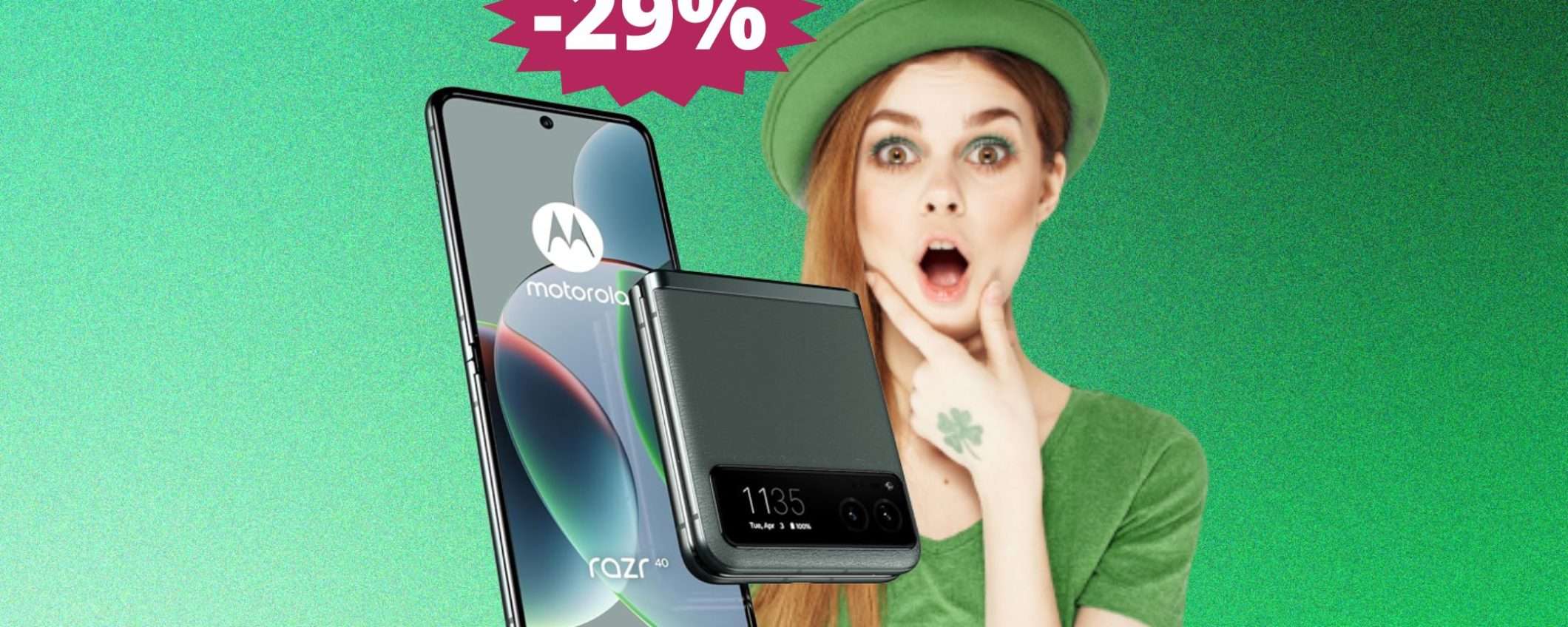 Motorola Razr 40: SUPER sconto del 29% su Amazon Motorola Razr 40: SUPER sconto del 29% su Amazon