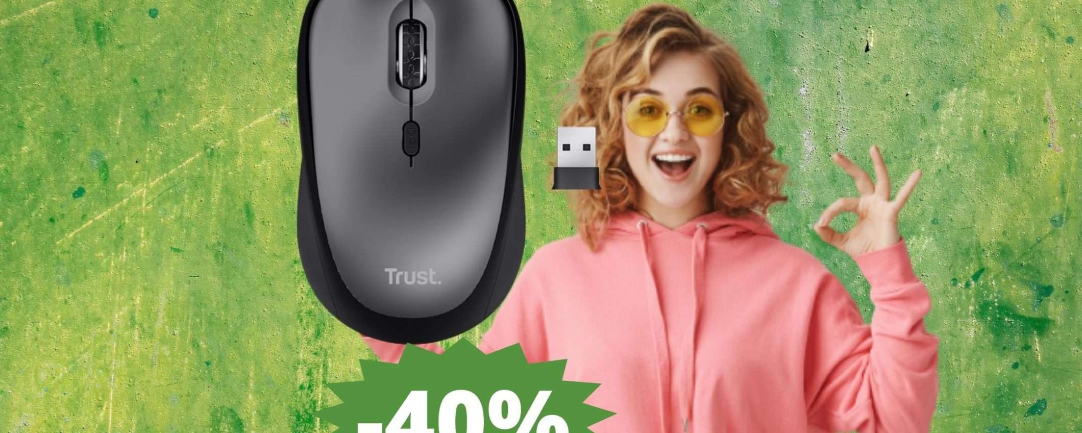 Mouse Trust Yvi+: un AFFARE da non perdere (-40%) Mouse Trust Yvi+: un AFFARE da non perdere (-40%)